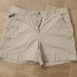 Women's LL Bean Khaki shorts  Size 12